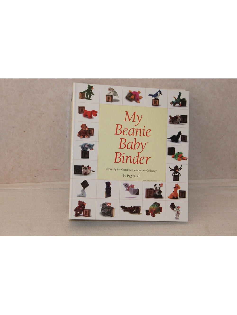 Vintage My Beanie Baby Binder Collector Guide Record Book Peg et al. 1990s